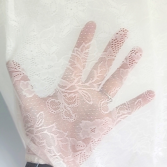 NWT Anthropologie Lace Bodysuit the Harlow in white size small - Picture 4 of 6